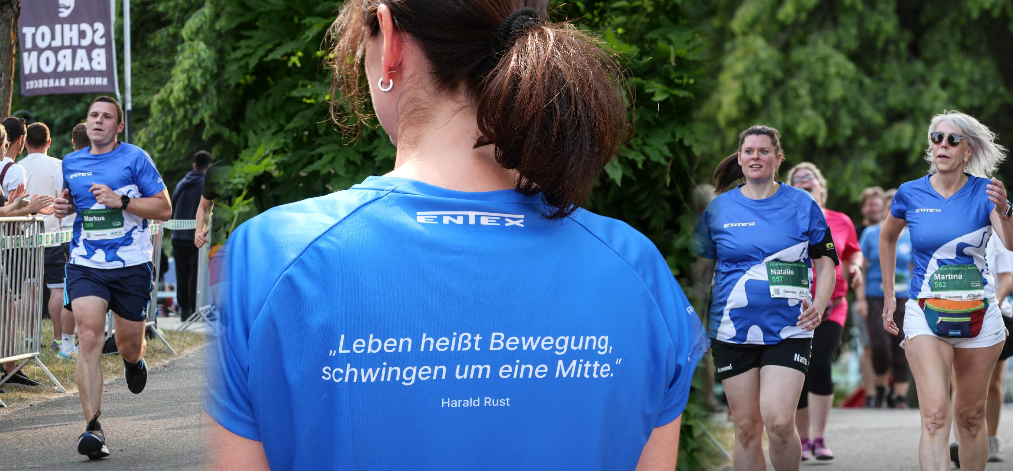  AOK-Firmenlauf - ENTEX Rust & Mitschke GmbH Illustration 